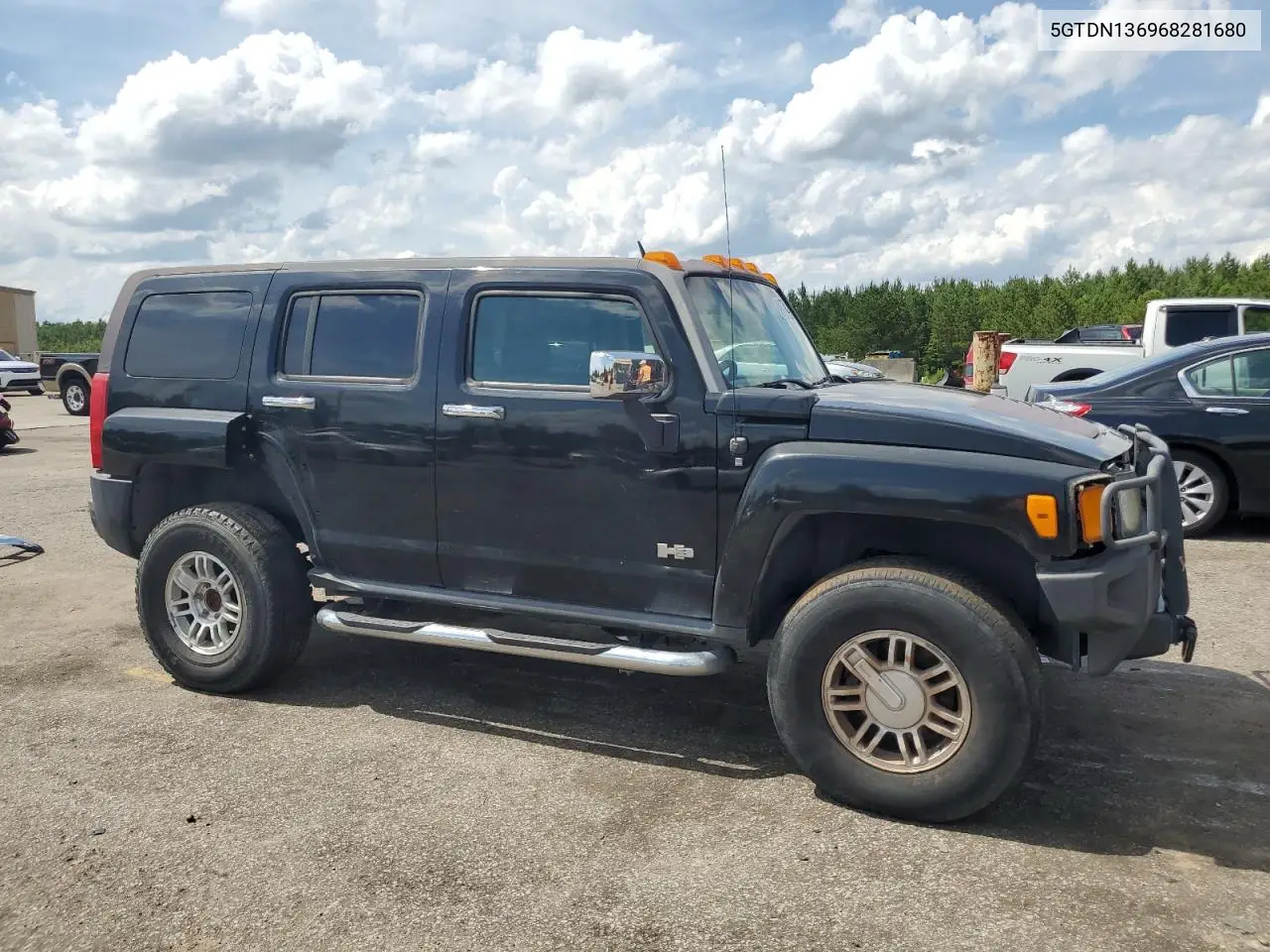 2006 Hummer H3 VIN: 5GTDN136968281680 Lot: 60417525