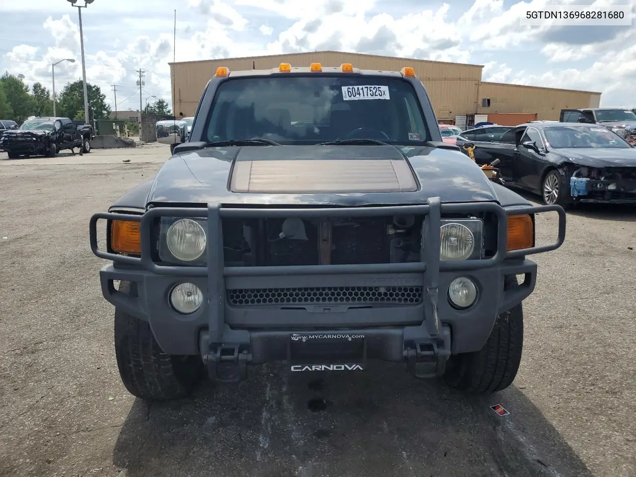 2006 Hummer H3 VIN: 5GTDN136968281680 Lot: 60417525