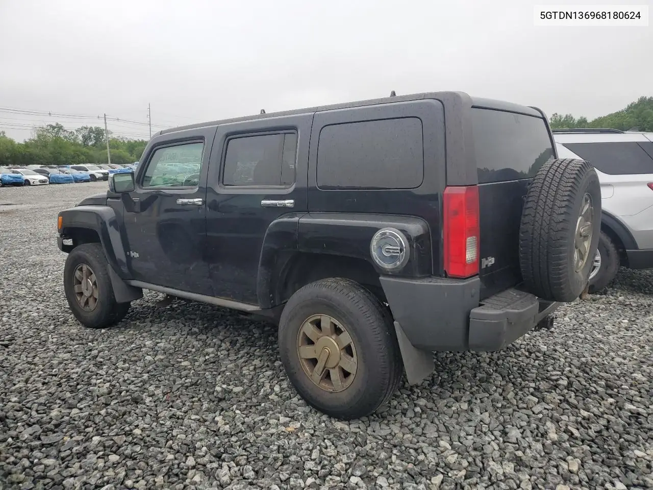 2006 Hummer H3 VIN: 5GTDN136968180624 Lot: 60472885
