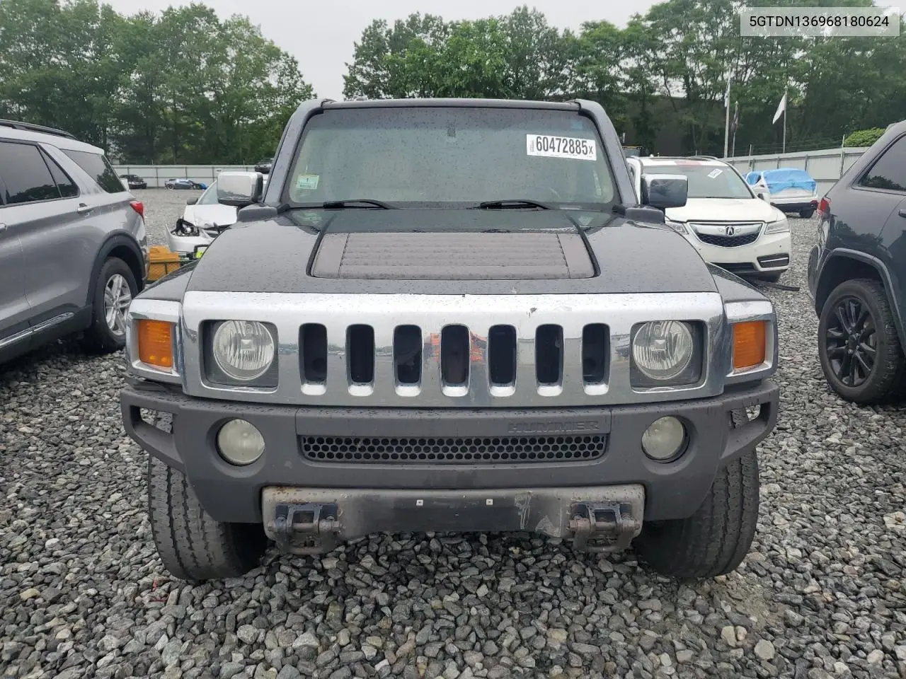 2006 Hummer H3 VIN: 5GTDN136968180624 Lot: 60472885