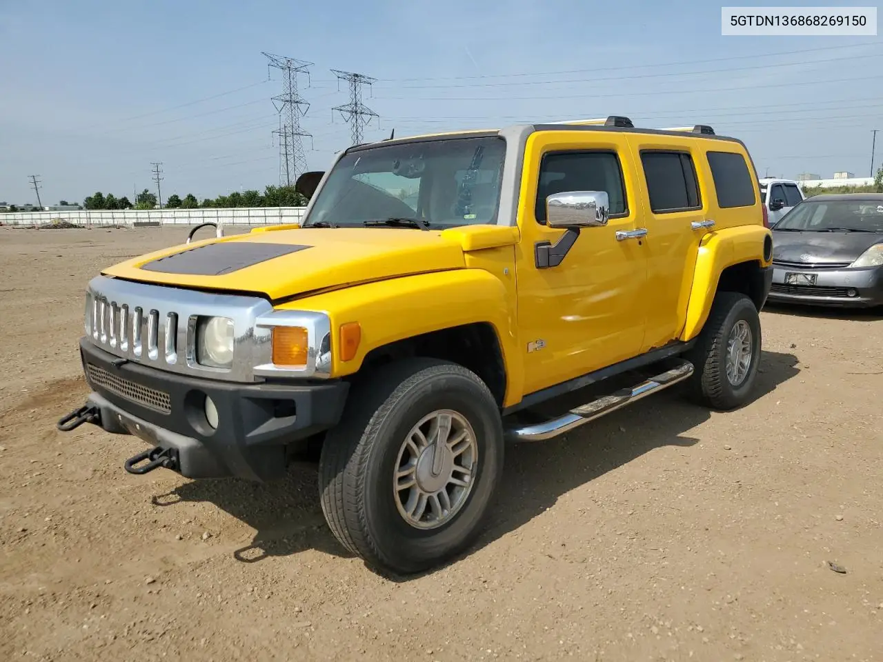 2006 Hummer H3 VIN: 5GTDN136868269150 Lot: 61093955