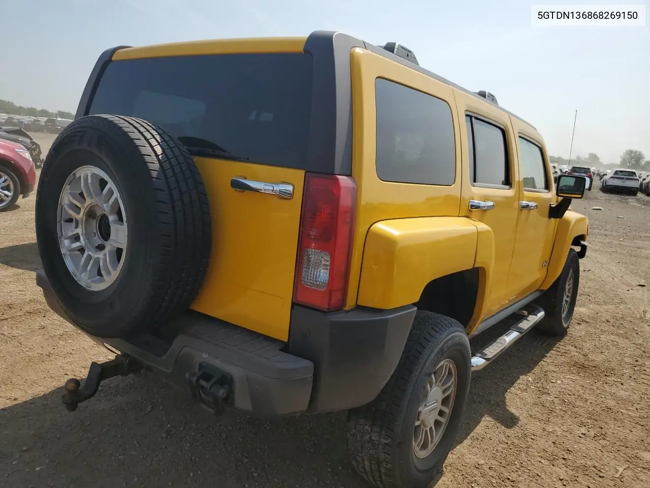 2006 Hummer H3 VIN: 5GTDN136868269150 Lot: 61093955