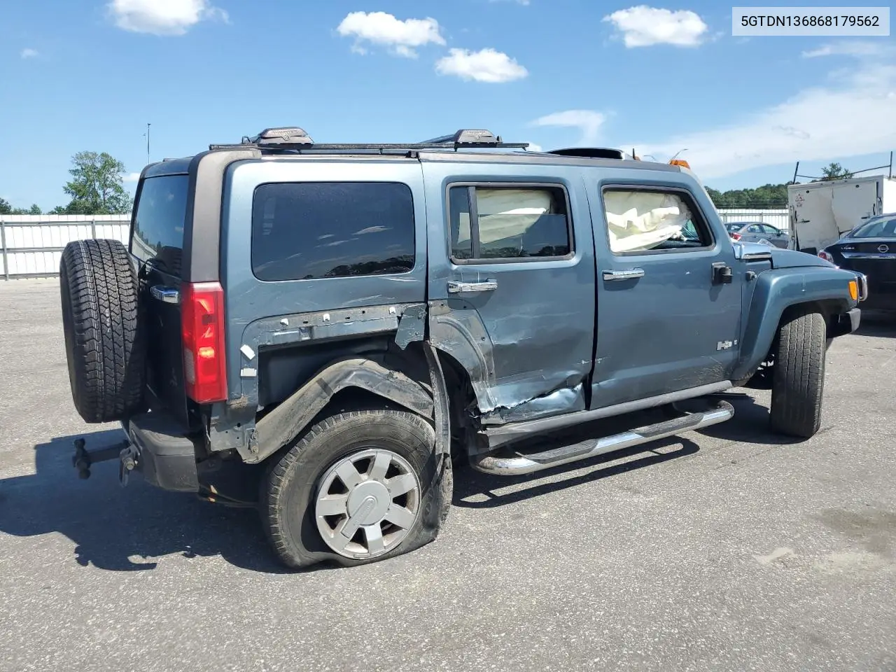 2006 Hummer H3 VIN: 5GTDN136868179562 Lot: 61135145
