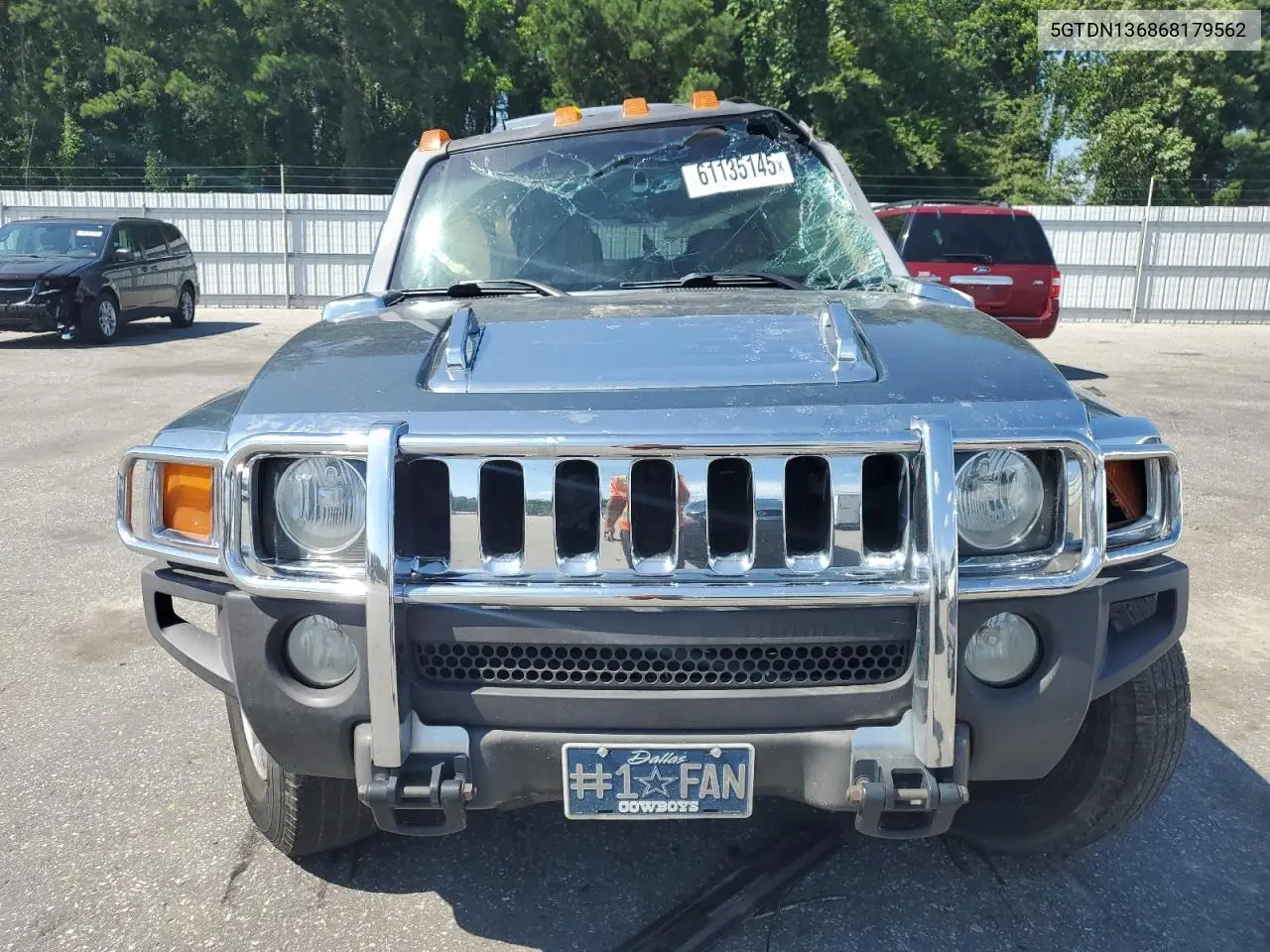 2006 Hummer H3 VIN: 5GTDN136868179562 Lot: 61135145