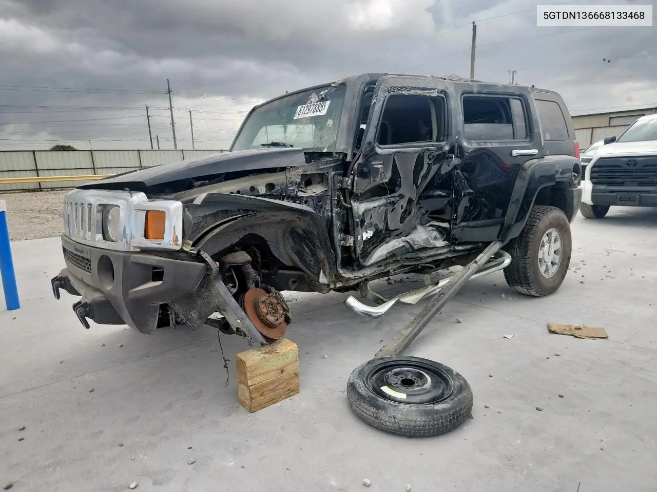 2006 Hummer H3 VIN: 5GTDN136668133468 Lot: 61297885