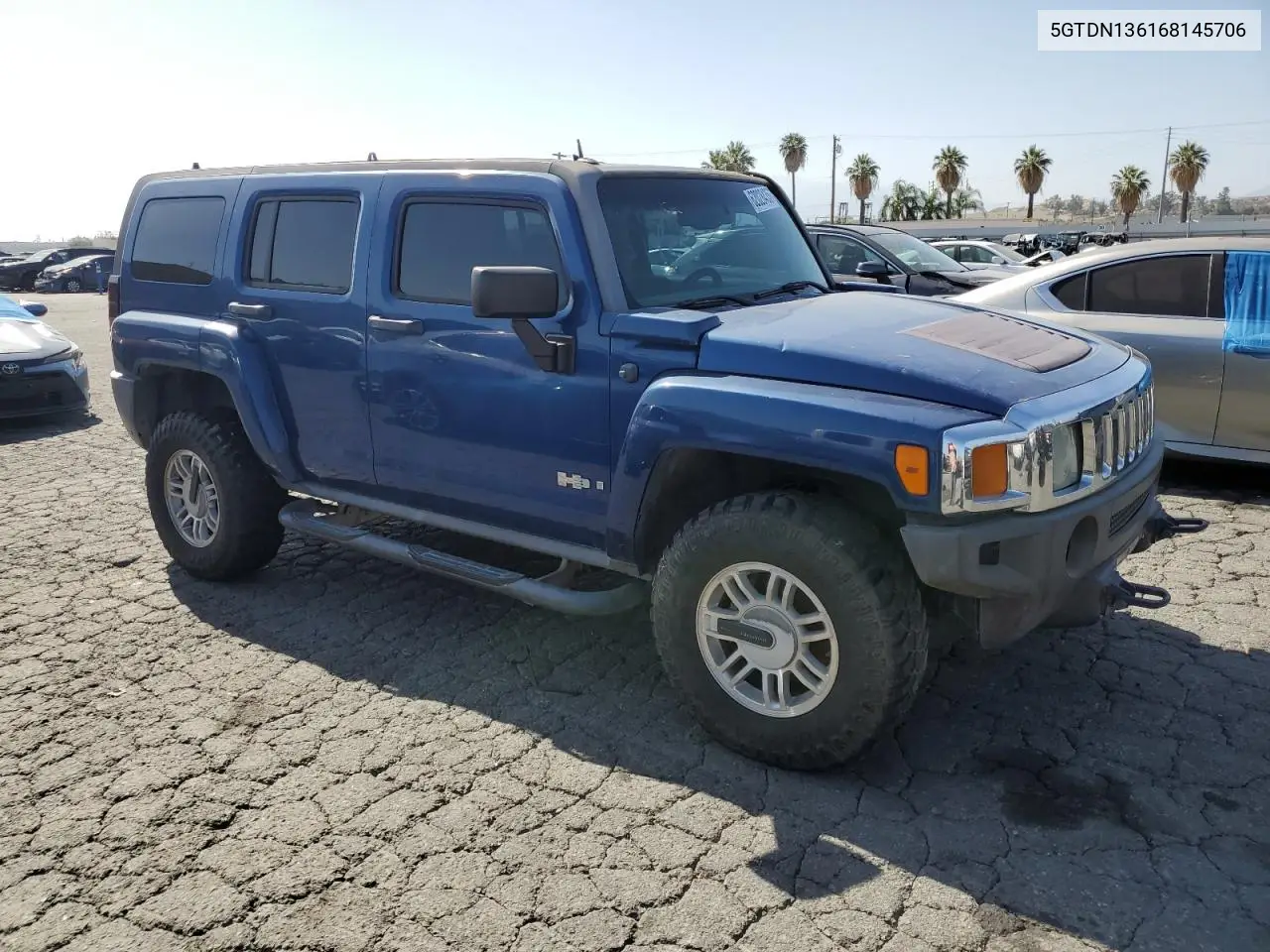 2006 Hummer H3 VIN: 5GTDN136168145706 Lot: 62028435
