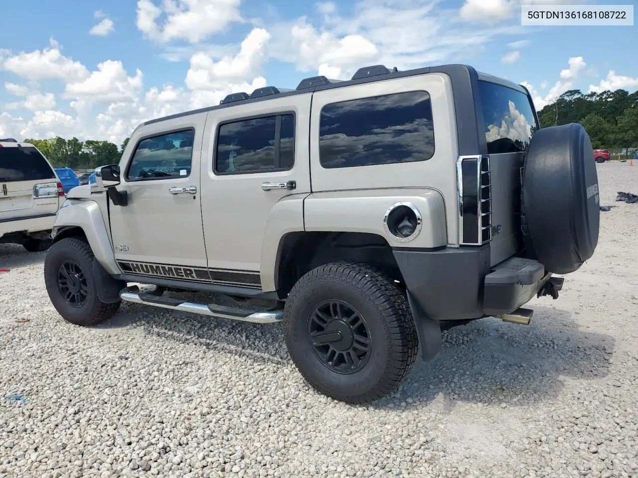 2006 Hummer H3 VIN: 5GTDN136168108722 Lot: 62085285