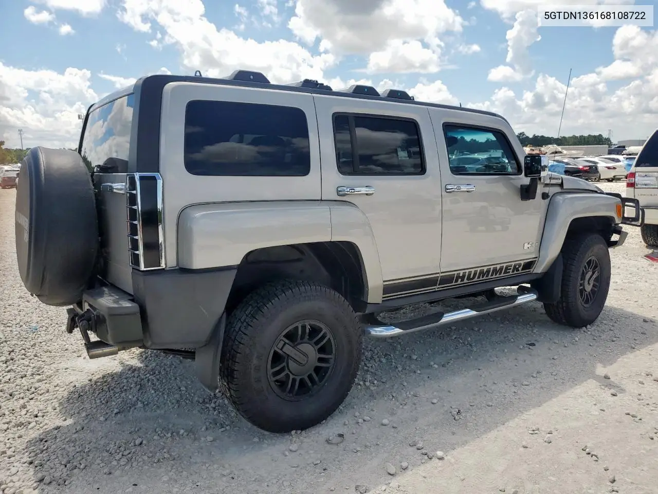 2006 Hummer H3 VIN: 5GTDN136168108722 Lot: 62085285