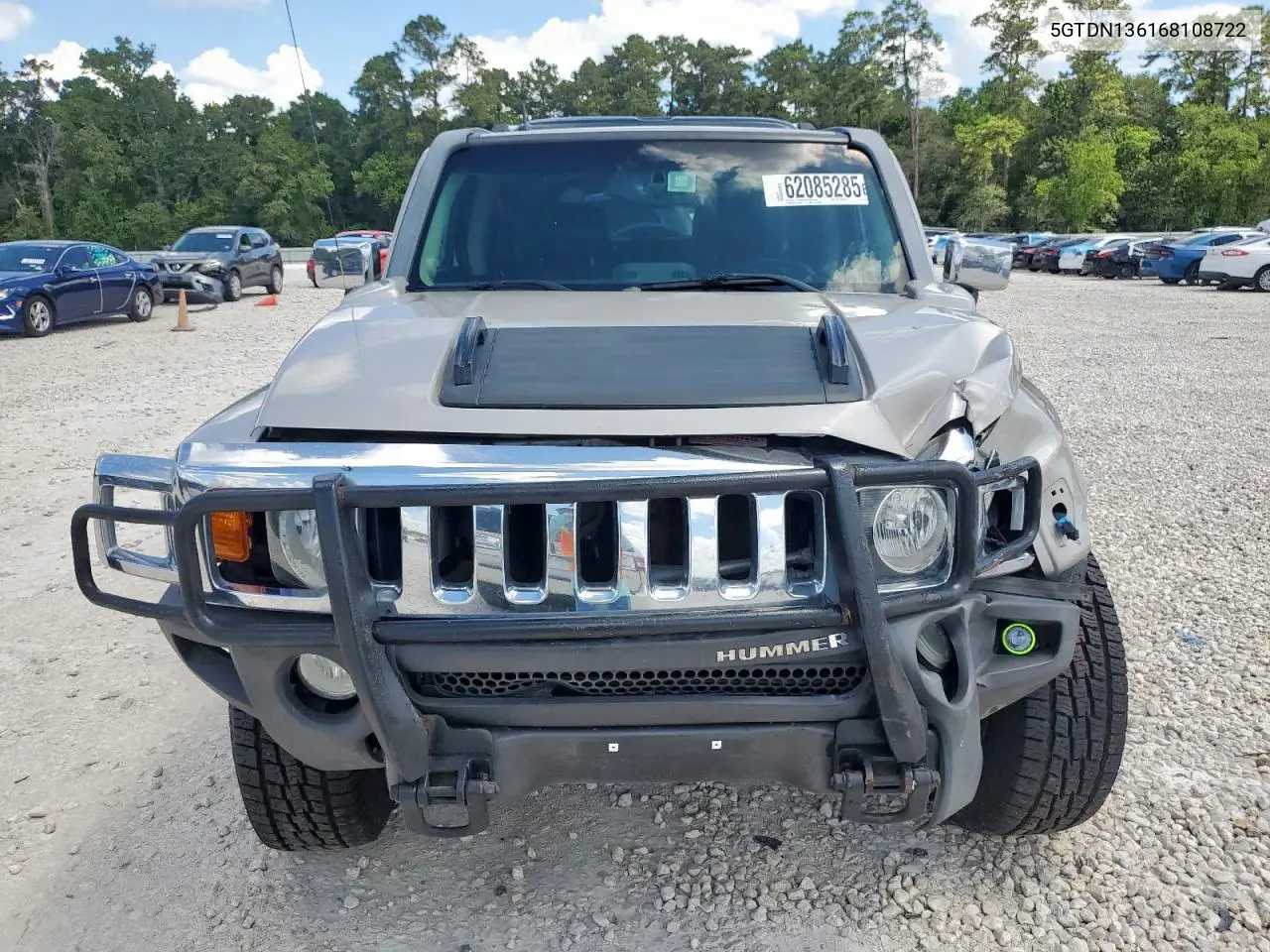 2006 Hummer H3 VIN: 5GTDN136168108722 Lot: 62085285