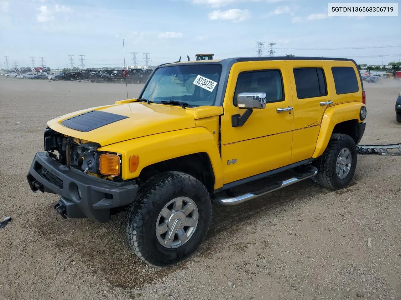 2006 Hummer H3 VIN: 5GTDN136568306719 Lot: 62134725
