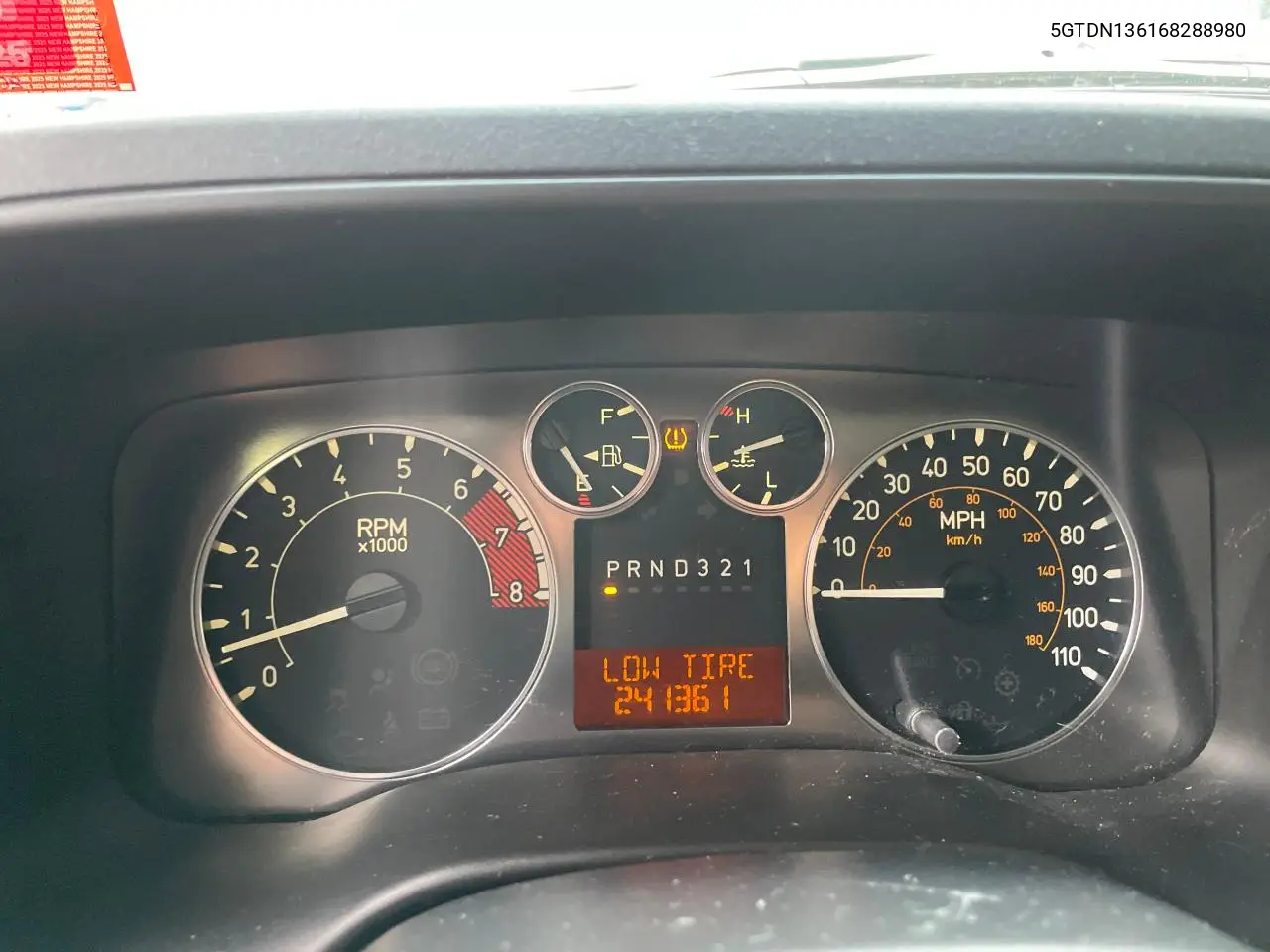 2006 Hummer H3 VIN: 5GTDN136168288980 Lot: 63079745