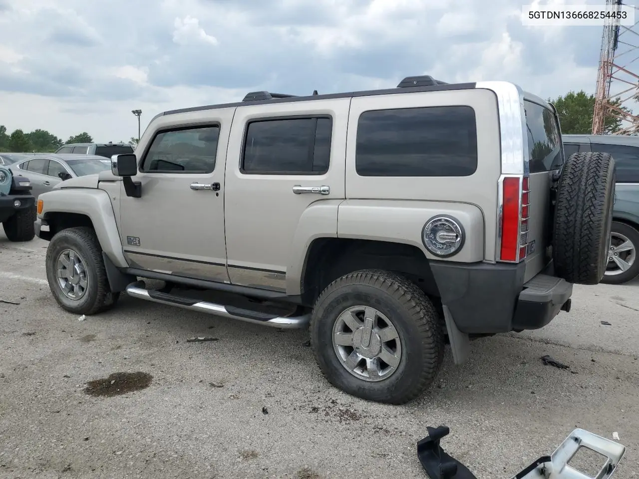 2006 Hummer H3 VIN: 5GTDN136668254453 Lot: 63430345