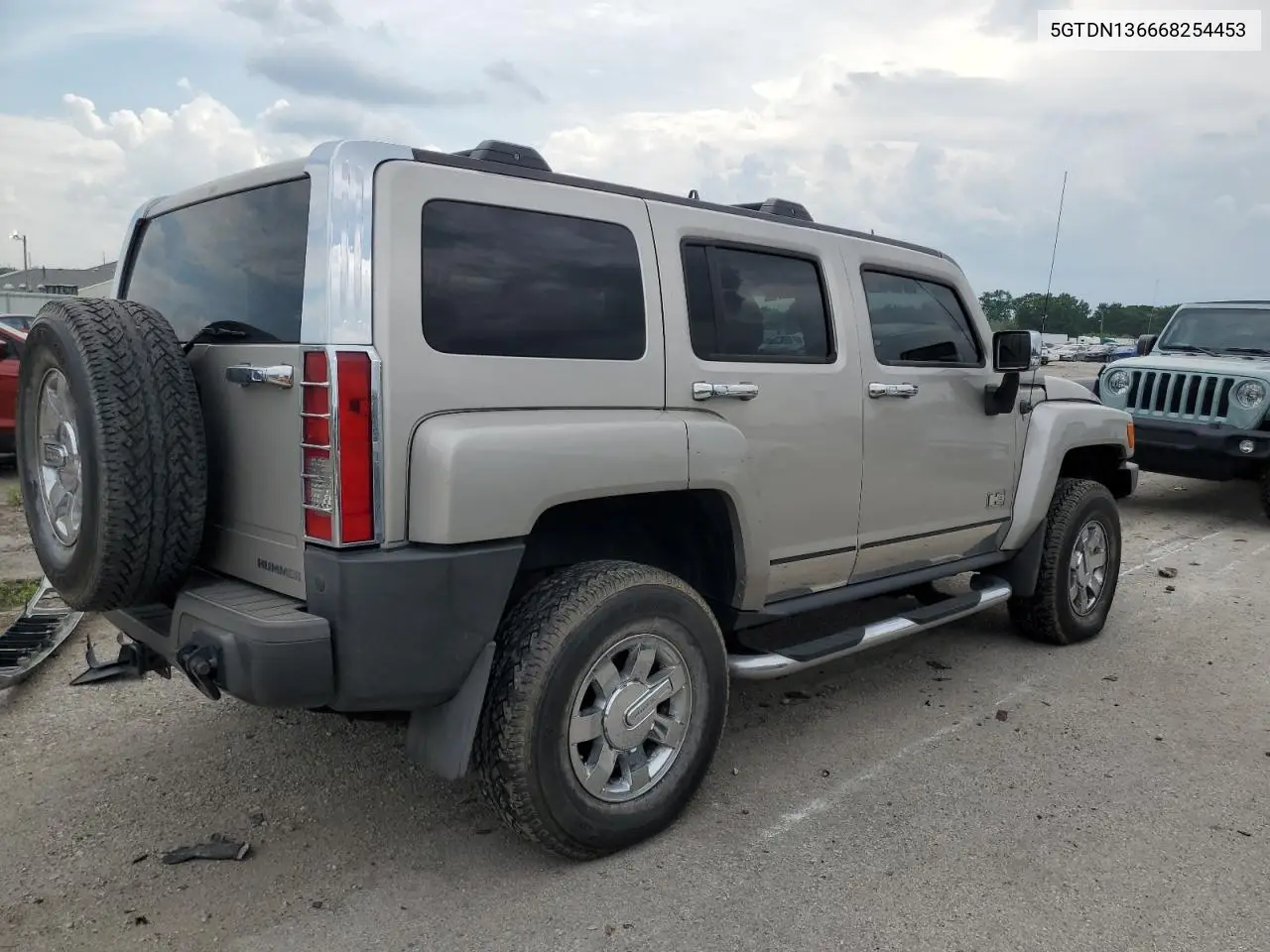 2006 Hummer H3 VIN: 5GTDN136668254453 Lot: 63430345