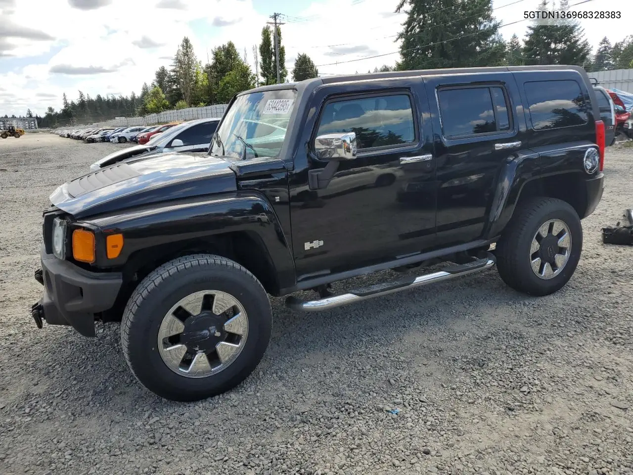 2006 Hummer H3 VIN: 5GTDN136968328383 Lot: 63442395