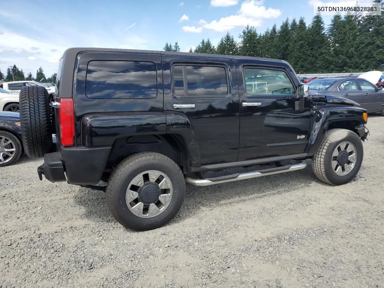 2006 Hummer H3 VIN: 5GTDN136968328383 Lot: 63442395