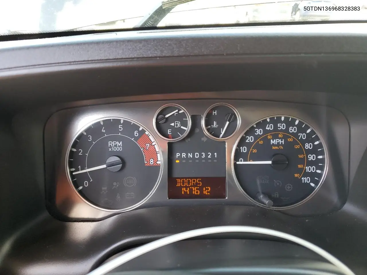 2006 Hummer H3 VIN: 5GTDN136968328383 Lot: 63442395
