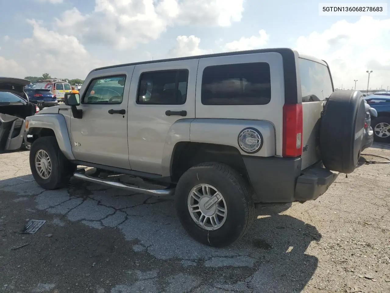 2006 Hummer H3 VIN: 5GTDN136068278683 Lot: 63924965