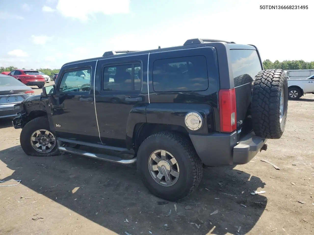 2006 Hummer H3 VIN: 5GTDN136668231495 Lot: 64093115