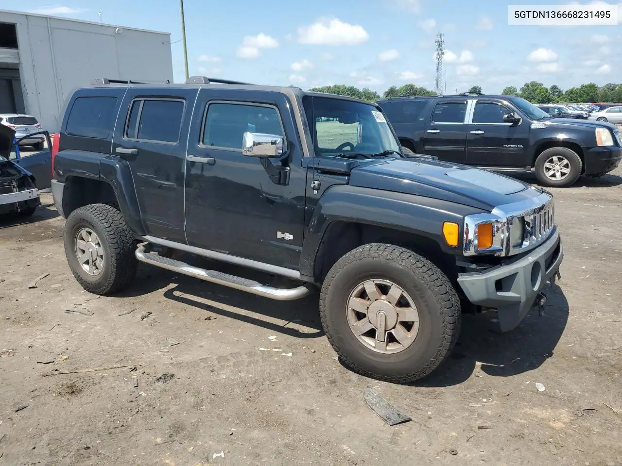 2006 Hummer H3 VIN: 5GTDN136668231495 Lot: 64093115