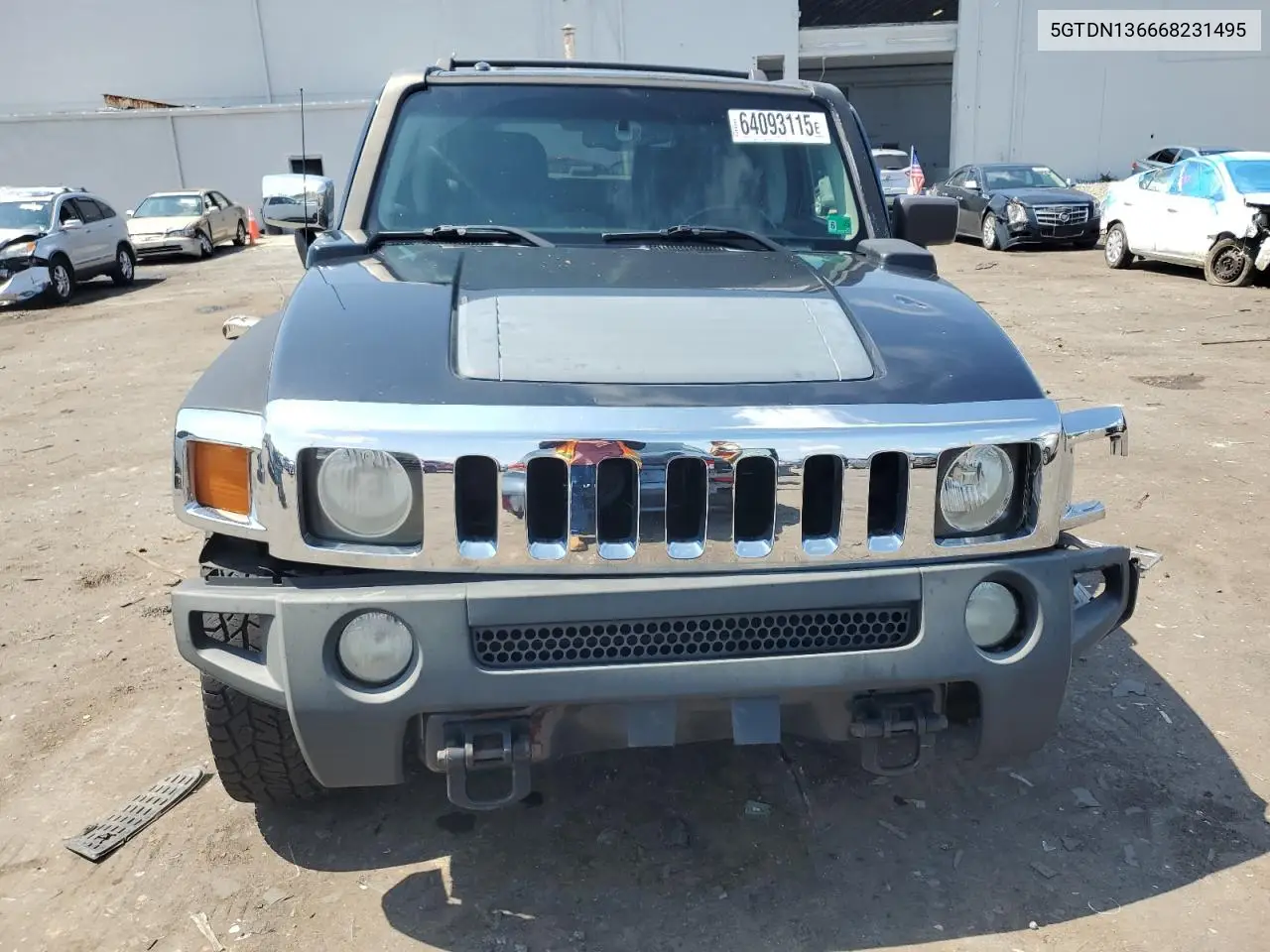 2006 Hummer H3 VIN: 5GTDN136668231495 Lot: 64093115