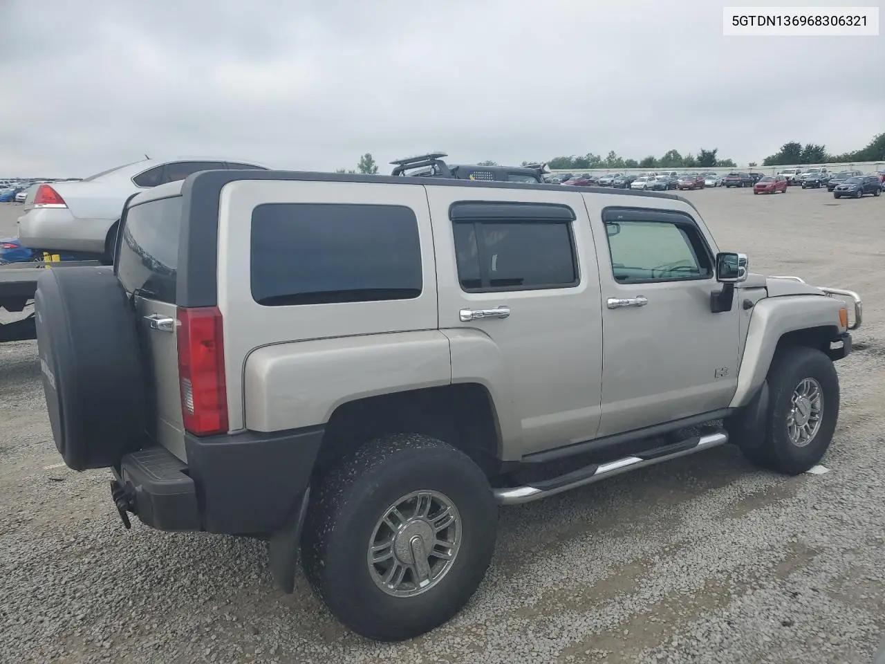 2006 Hummer H3 VIN: 5GTDN136968306321 Lot: 64179325