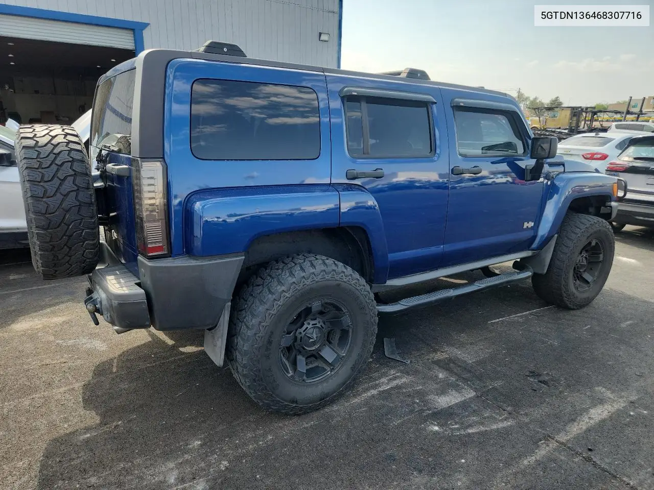 2006 Hummer H3 VIN: 5GTDN136468307716 Lot: 64697615