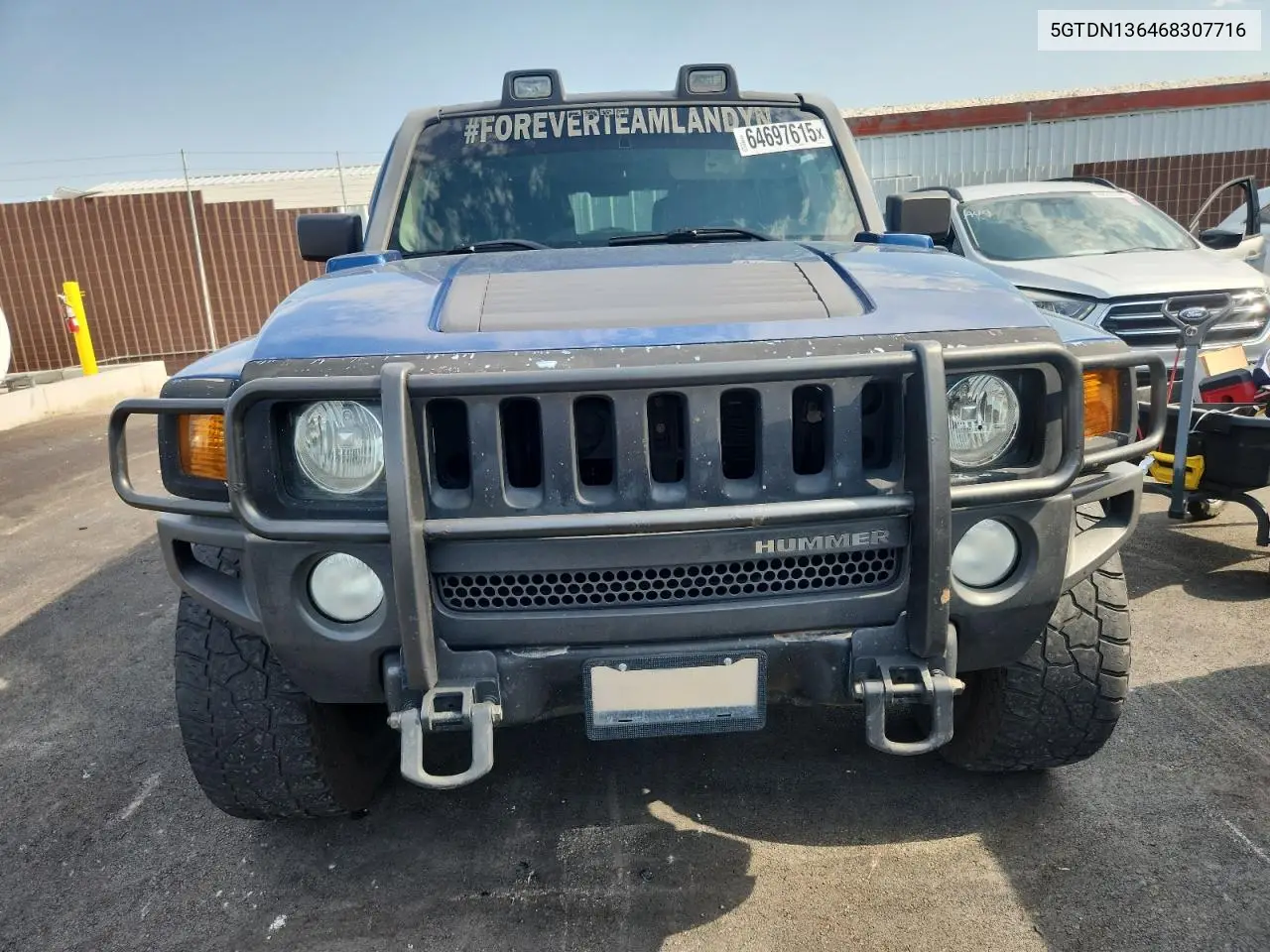 2006 Hummer H3 VIN: 5GTDN136468307716 Lot: 64697615