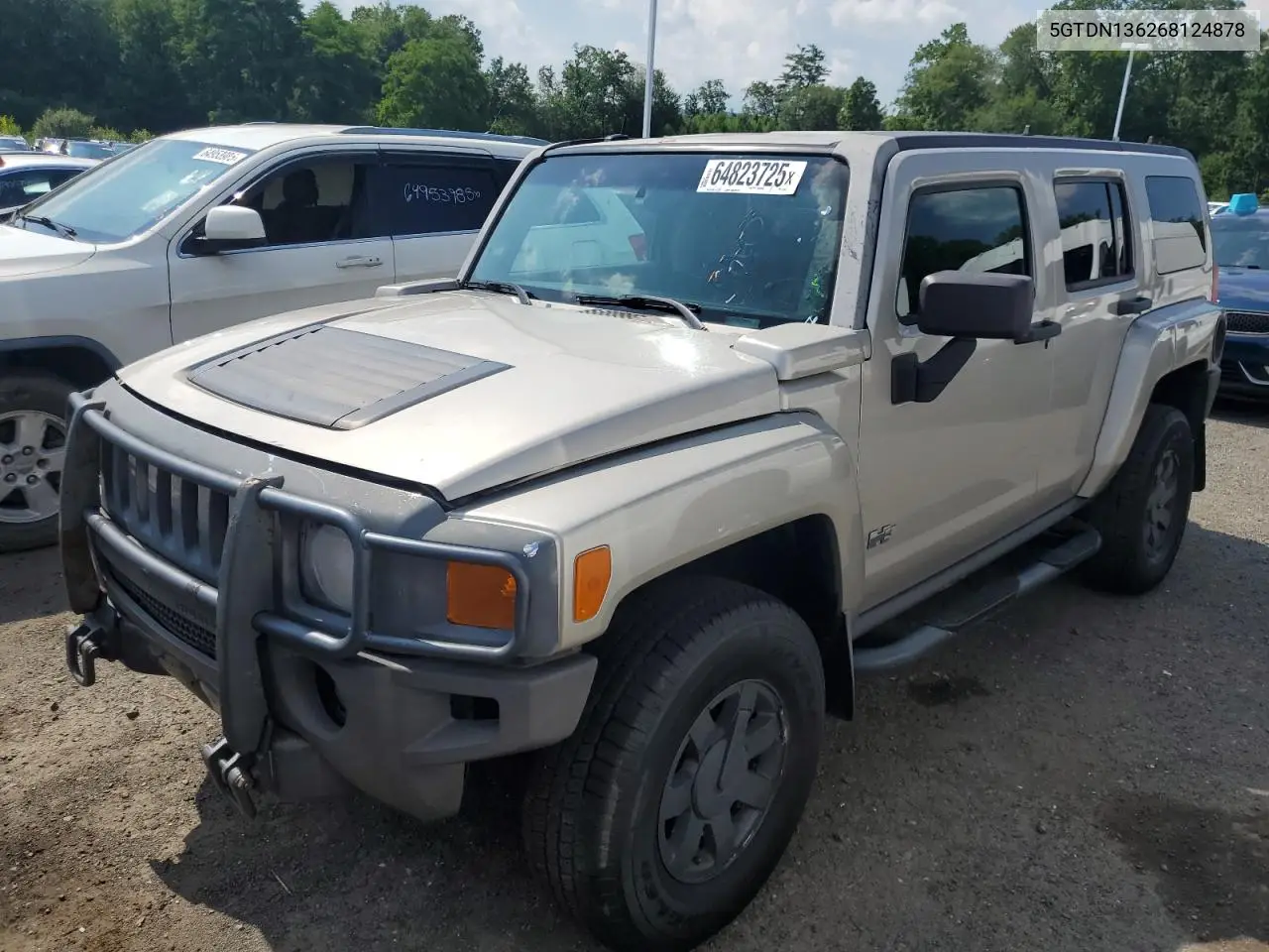 2006 Hummer H3 VIN: 5GTDN136268124878 Lot: 64823725