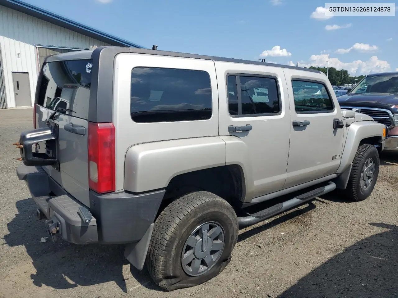 2006 Hummer H3 VIN: 5GTDN136268124878 Lot: 64823725