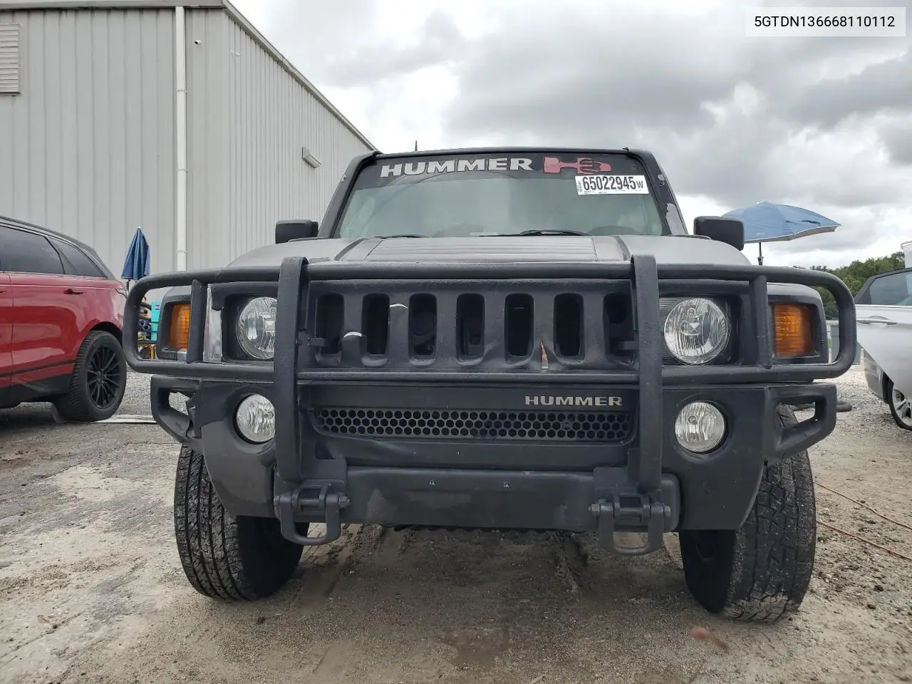 2006 Hummer H3 VIN: 5GTDN136668110112 Lot: 65022945