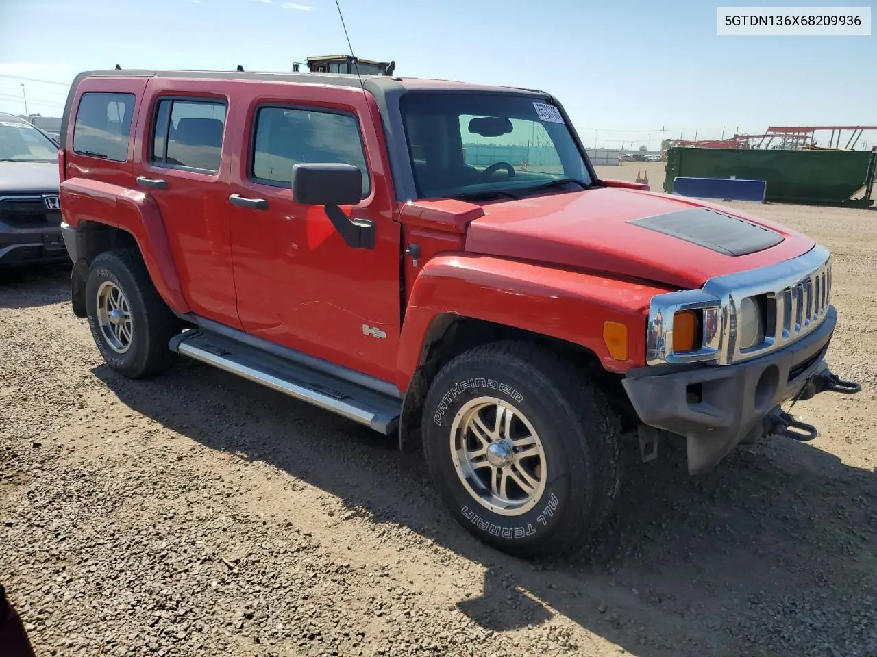 2006 Hummer H3 VIN: 5GTDN136X68209936 Lot: 65783735