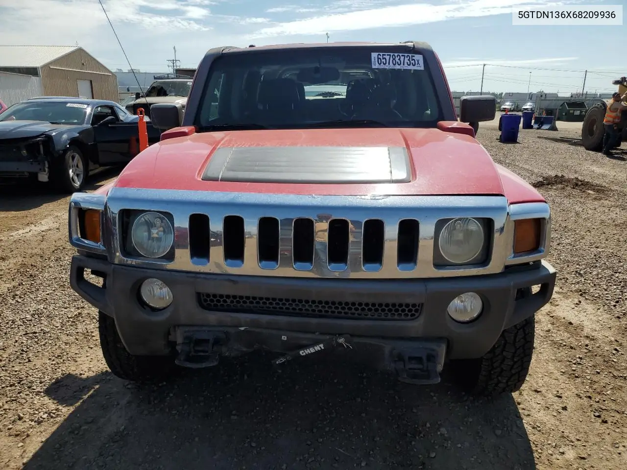 2006 Hummer H3 VIN: 5GTDN136X68209936 Lot: 65783735