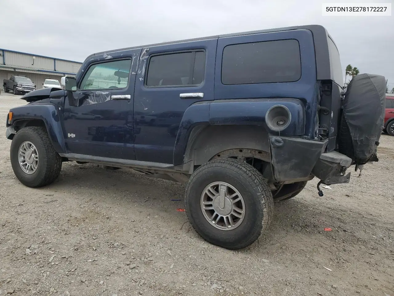 2007 Hummer H3 VIN: 5GTDN13E278172227 Lot: 46125835