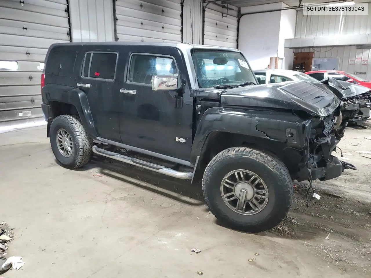 2007 Hummer H3 VIN: 5GTDN13E378139043 Lot: 52775515