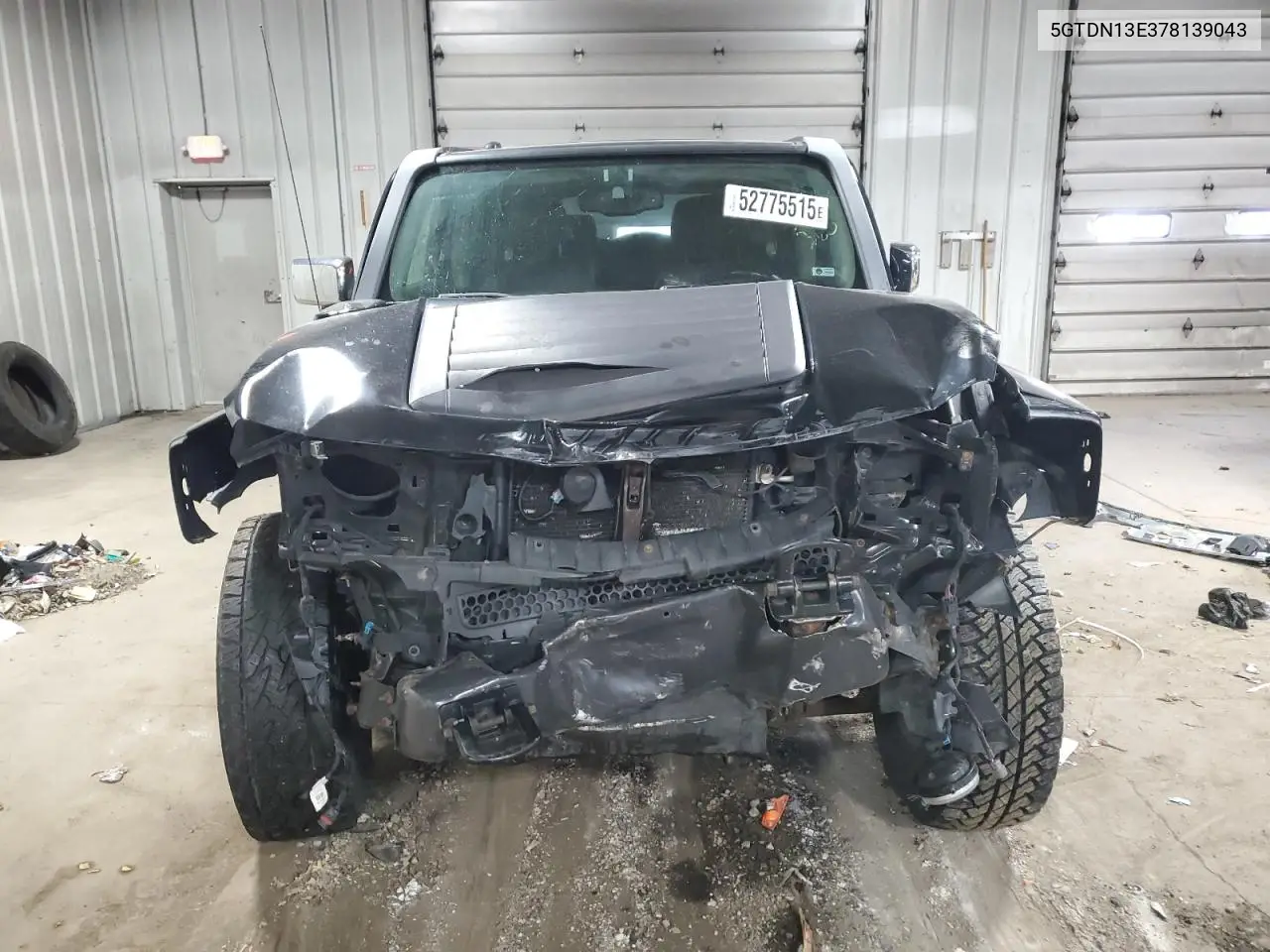 2007 Hummer H3 VIN: 5GTDN13E378139043 Lot: 52775515