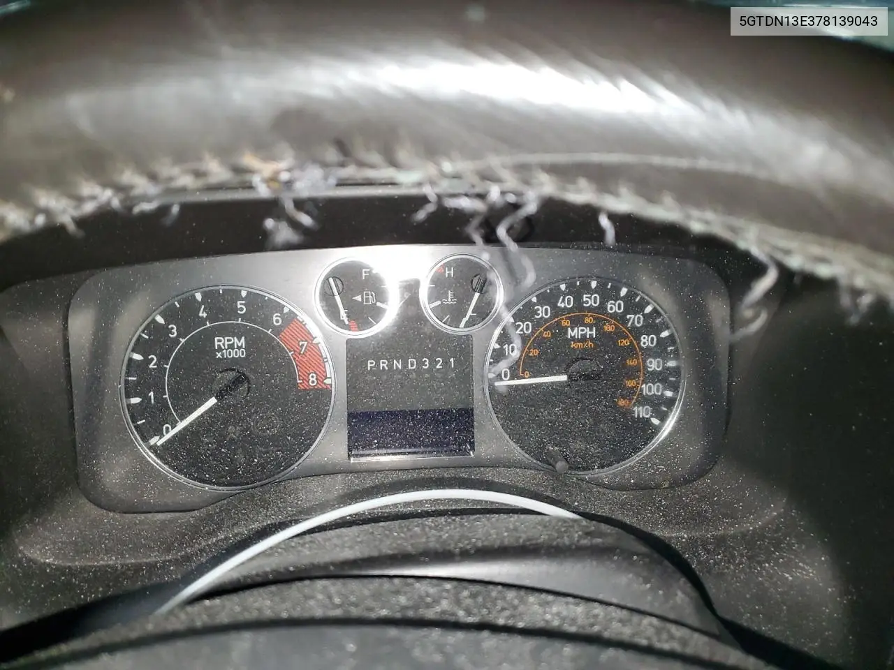 2007 Hummer H3 VIN: 5GTDN13E378139043 Lot: 52775515