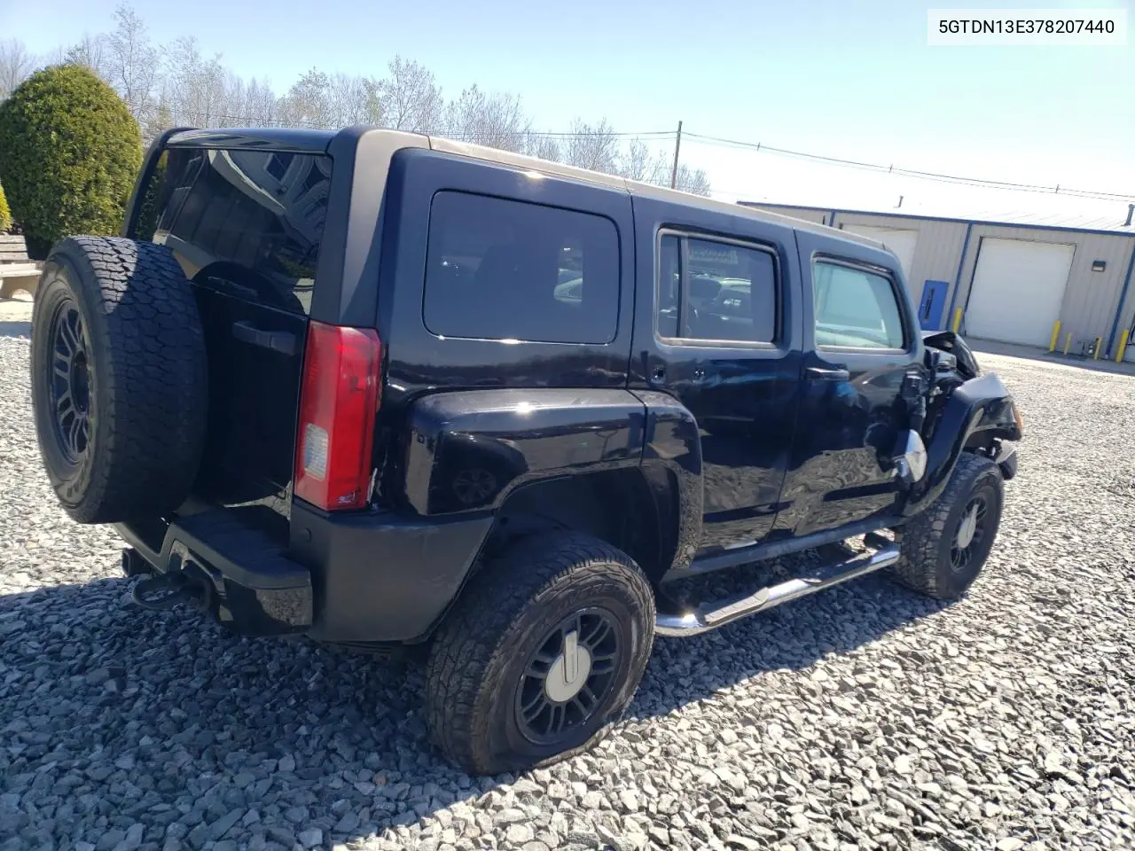 2007 Hummer H3 VIN: 5GTDN13E378207440 Lot: 53553295