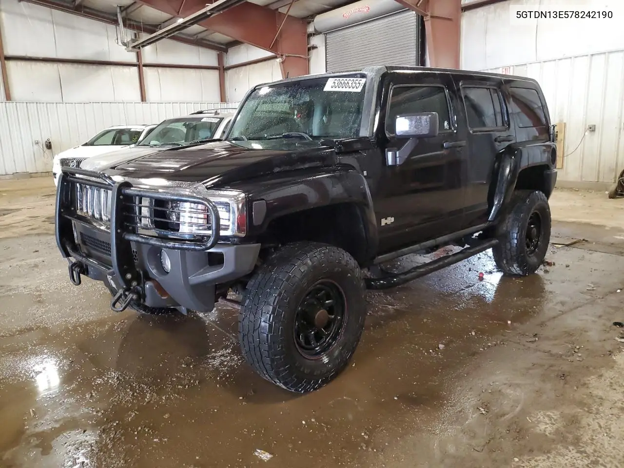 2007 Hummer H3 VIN: 5GTDN13E578242190 Lot: 53666355