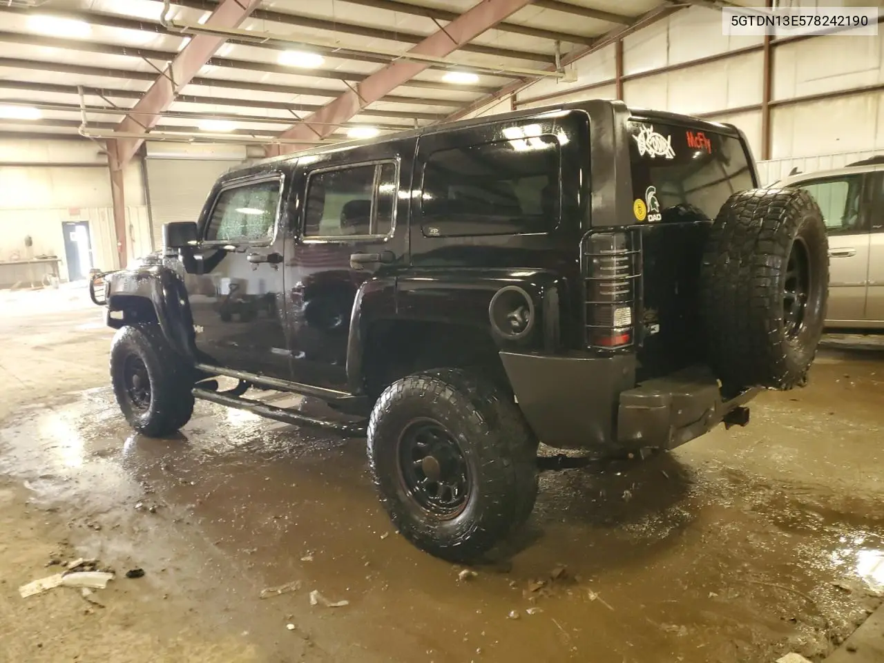 2007 Hummer H3 VIN: 5GTDN13E578242190 Lot: 53666355