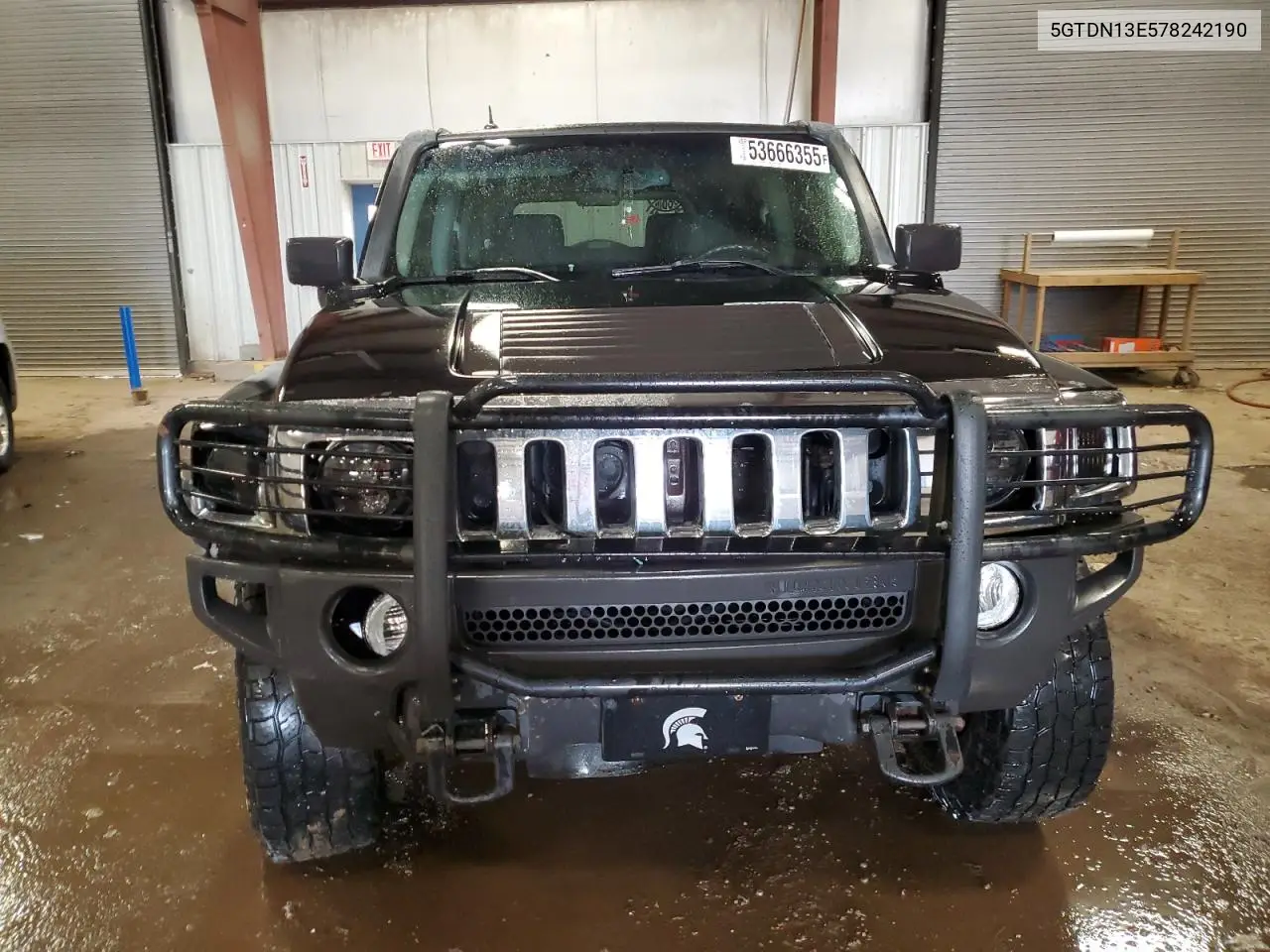 2007 Hummer H3 VIN: 5GTDN13E578242190 Lot: 53666355