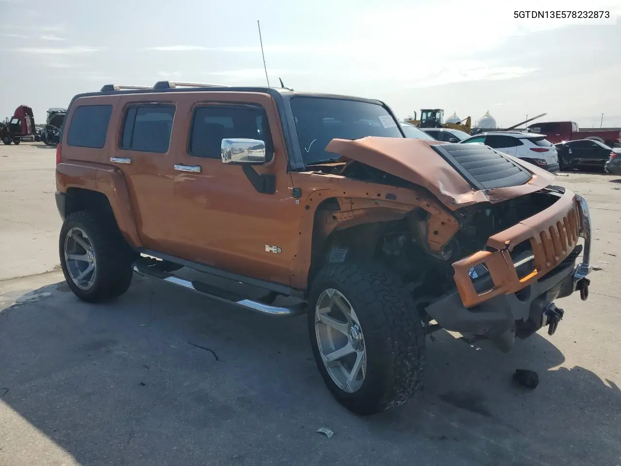 2007 Hummer H3 VIN: 5GTDN13E578232873 Lot: 56127625