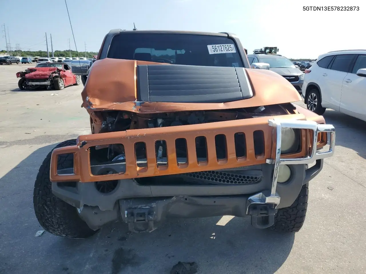 2007 Hummer H3 VIN: 5GTDN13E578232873 Lot: 56127625