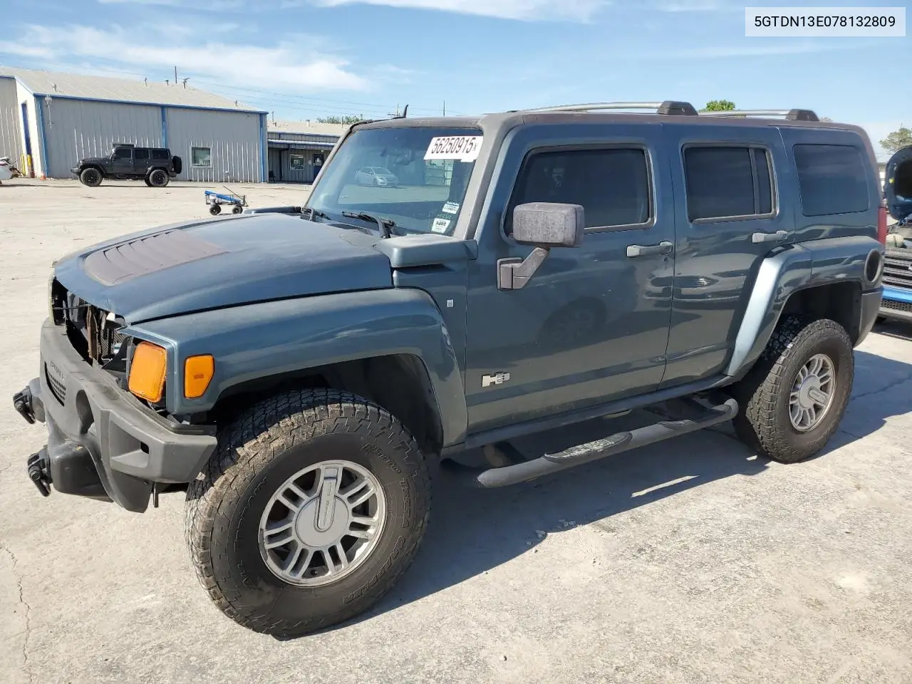 2007 Hummer H3 VIN: 5GTDN13E078132809 Lot: 56250915