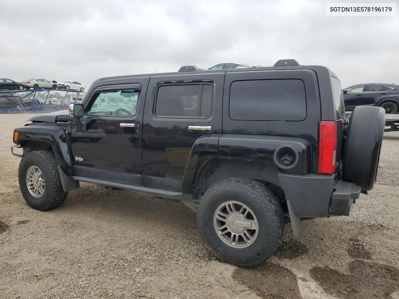 2007 Hummer H3 VIN: 5GTDN13E578196179 Lot: 59773795