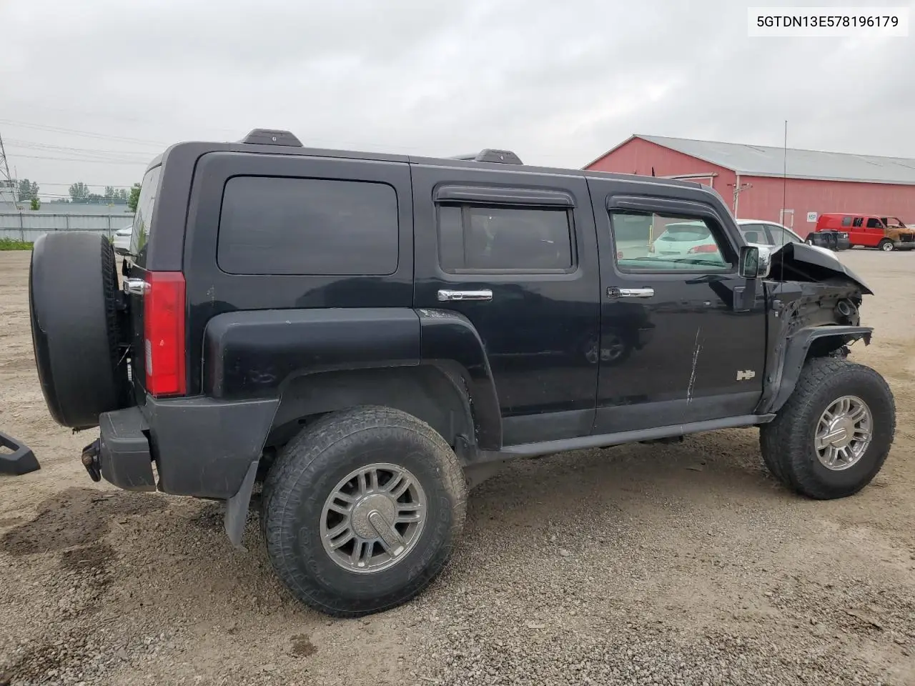 2007 Hummer H3 VIN: 5GTDN13E578196179 Lot: 59773795