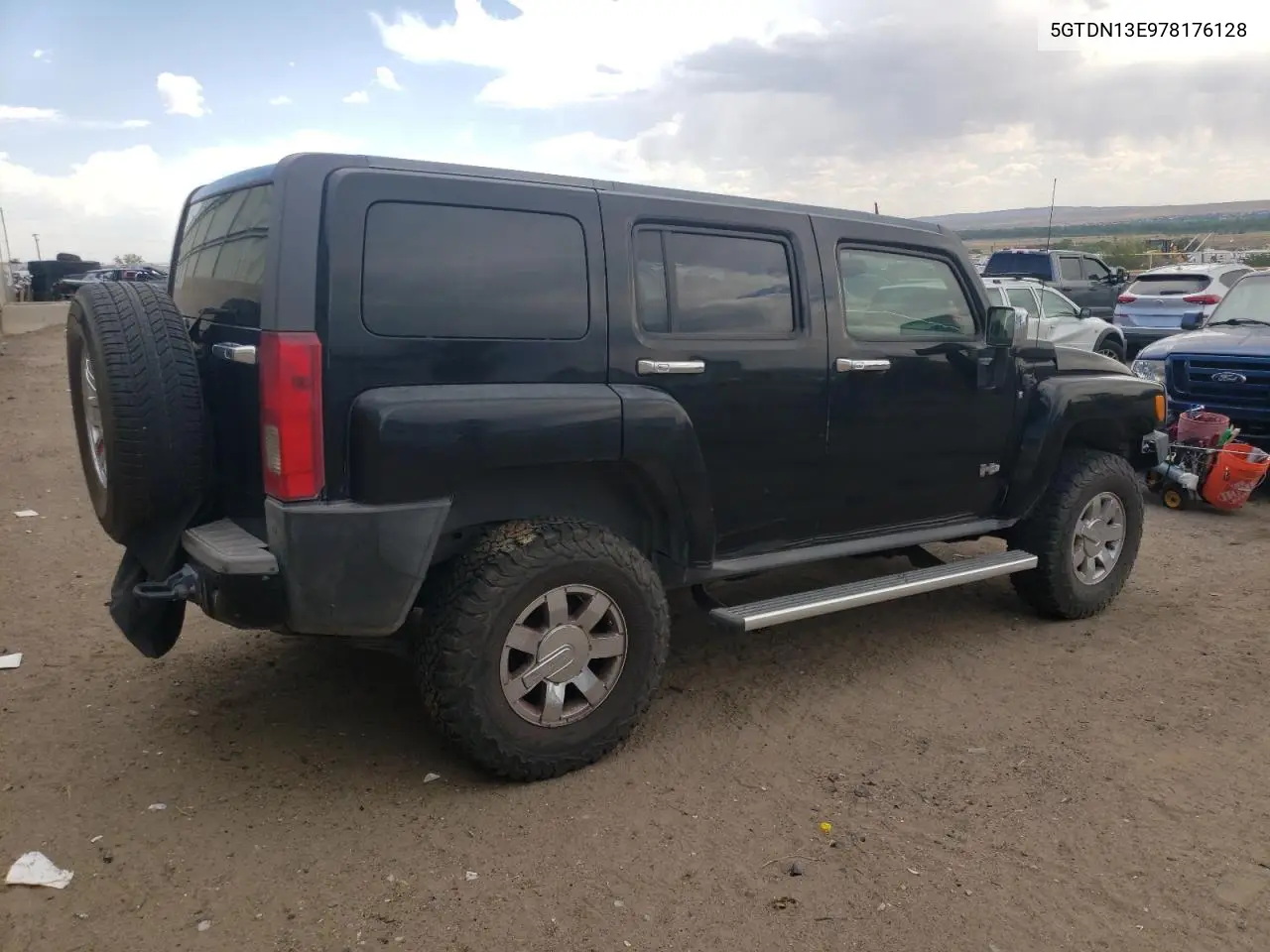 2007 Hummer H3 VIN: 5GTDN13E978176128 Lot: 60745165