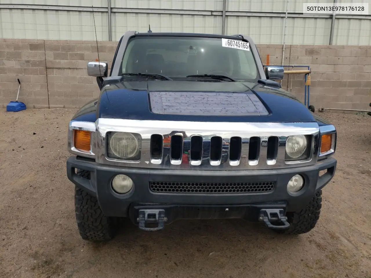 2007 Hummer H3 VIN: 5GTDN13E978176128 Lot: 60745165