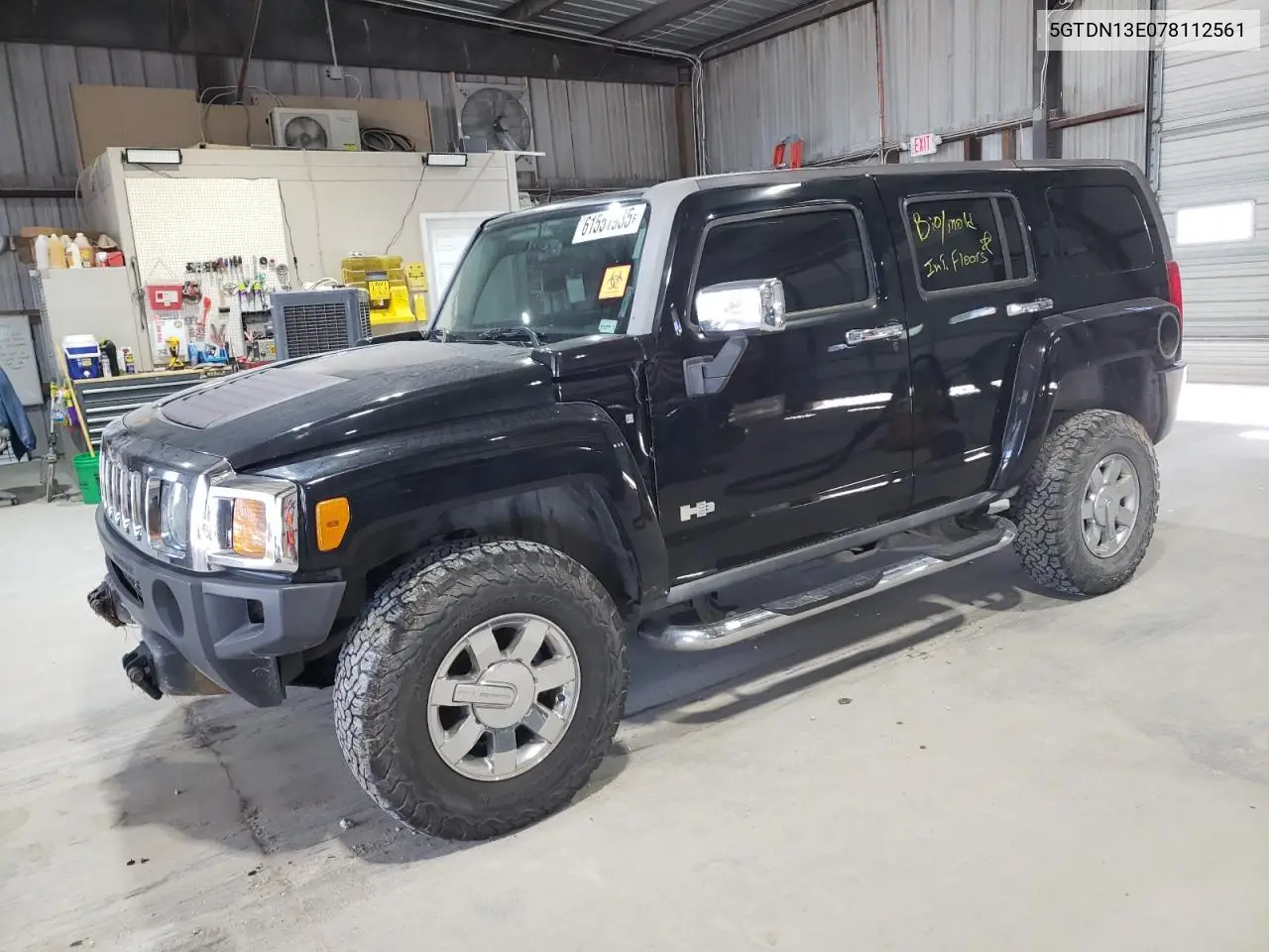 2007 Hummer H3 VIN: 5GTDN13E078112561 Lot: 61551935