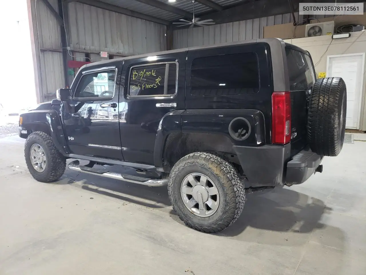 2007 Hummer H3 VIN: 5GTDN13E078112561 Lot: 61551935