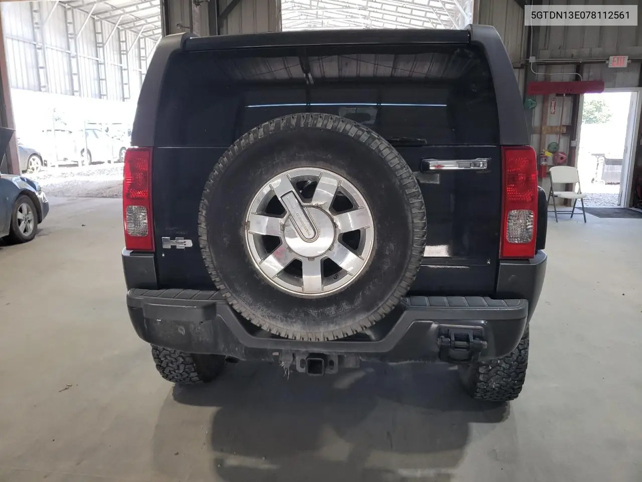 2007 Hummer H3 VIN: 5GTDN13E078112561 Lot: 61551935